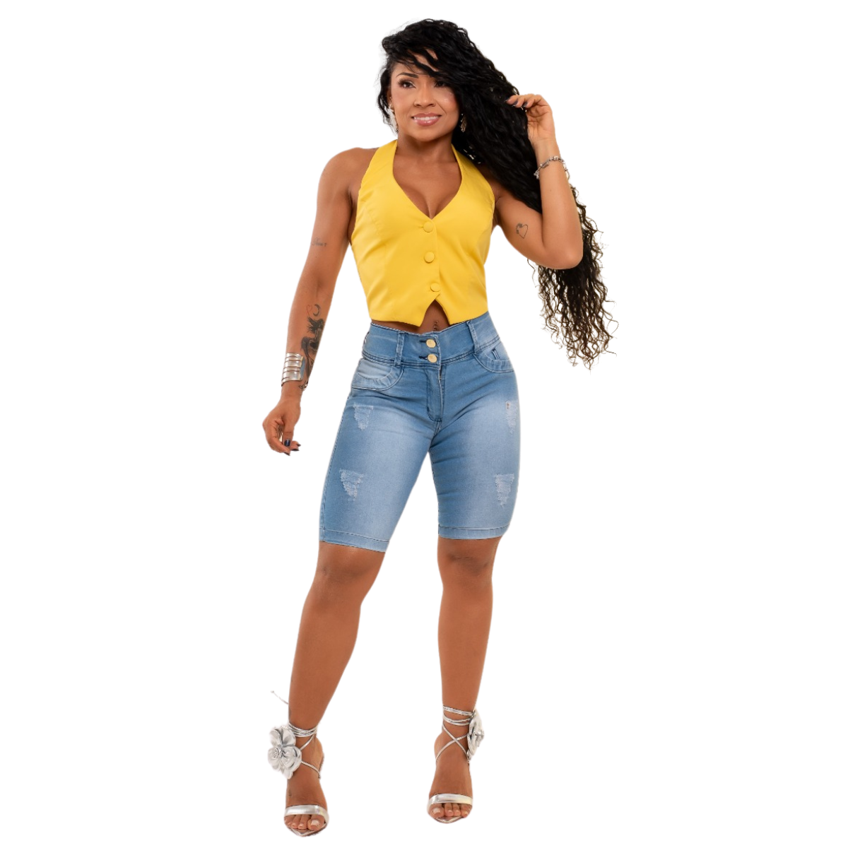 Short Jeans Feminino Azul Claro: Para Todas as Ocasiões