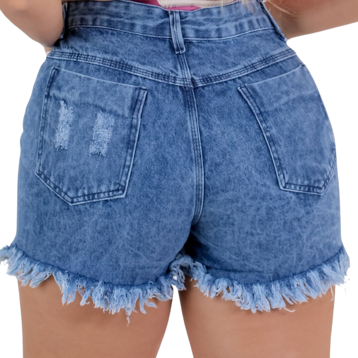 Short Jeans Fashion Casual: Confortável